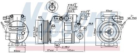 Компресор кондиціонера NI NISSENS 890685