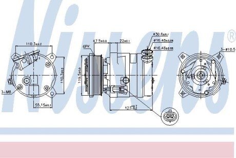 Компресор кондиціонера NI NISSENS 89257