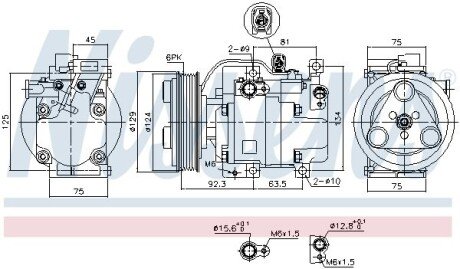 Компресор кондиціонера NI NISSENS 89311