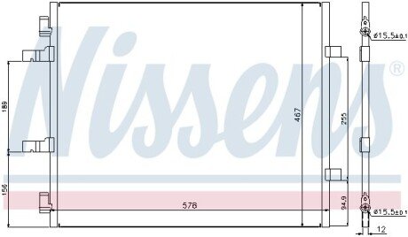 Випарник NISSENS 940201