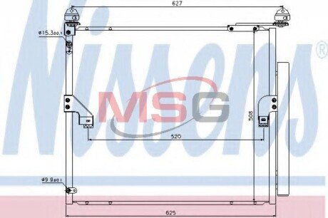 Конденсер кондиціонера NI NISSENS 940367