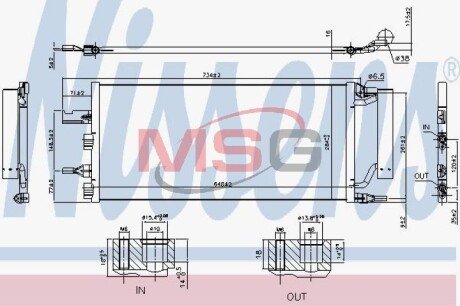 Радіатор кондиціонера First Fit NISSENS 940759