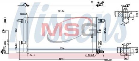 Конденсатор без хладогену NISSENS 941076