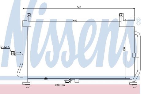 Конденсер кондиціонера NI NISSENS 94411