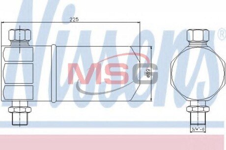 Осушувач кондиціонера NISSENS 95115