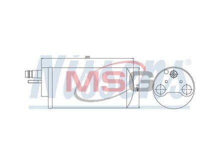 Осушувач кондиціонера NISSENS 95341