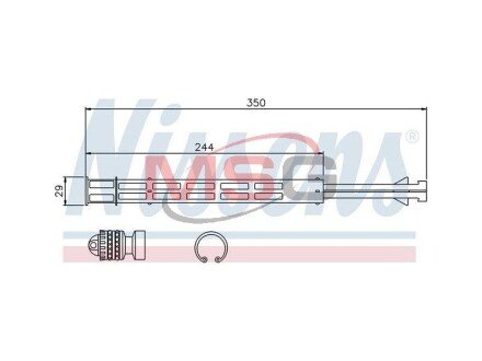 Осушувач кондиціонера First Fit NISSENS 95358 (фото 1)