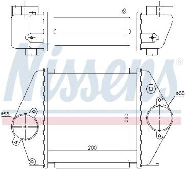 Інтеркулер MAZDA 6 (GG, GY) (02-) 2.0 DI NISSENS 96570