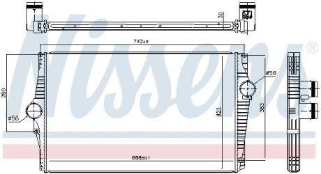 Інтеркулер NIS NISSENS 96601