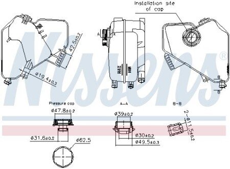 Бачок розширювальний NISSENS 996322