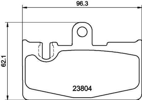 Колодки гальмівні дискові задні Lexus 430 (00-06) NISSHINBO NP1102 (фото 1)