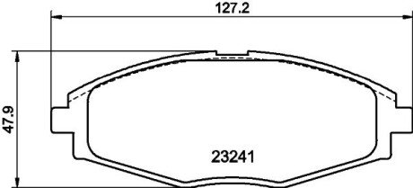 Колодки гальмівні дискові передние Chery QQ/Daewoo Matiz 0.8, 1.0 (03-) NISSHINBO NP6006