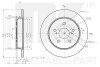 Диск гальмівний невентильований NK 3145181 (фото 3)