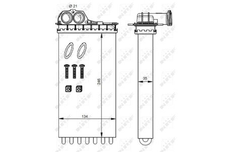 Радіатор NRF 54332