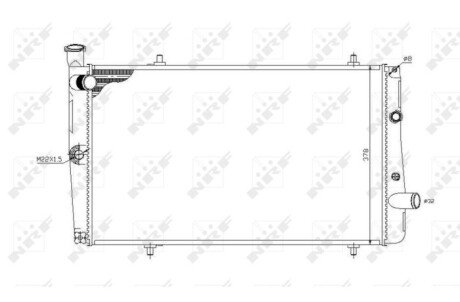 Радіатор NRF 54669 (фото 1)