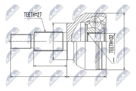 Шрус NTY NPZRE018