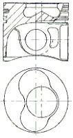Поршень NURAL 87-114900-05