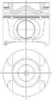 Поршень NURAL 87-427400-30