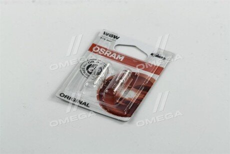 Автолампа Original W5W W2,1x9,5d 5 W прозрачная OSRAM 282502B