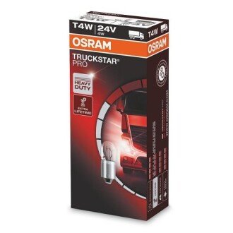 Автолампа Truckstar Pro T4W BA9s 4 W прозрачная OSRAM 3930TSP