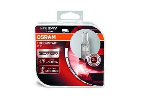 ЛАМПА H1 24V 70W P14.5s BLI STANDARD - знято з виробництва OSRAM 64155TSP-HCB