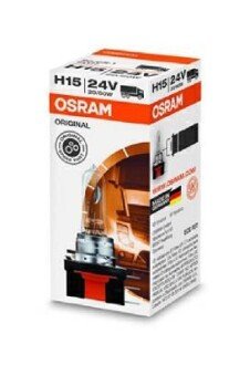 Лампа H15 20/60W 24V PGJ23T-1 OSRAM 64177 (фото 1)