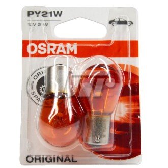 Лампа PY21W 12V 21W BAU15s BLI STANDARD OSRAM 7507-02B