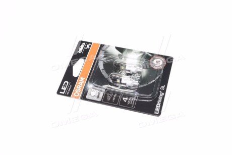 Лампа світлодіодна W16W LED 12V 3W W2,1x9,5d LEDriving SL (Blistrer 2шт) OSRAM 921DWP02B