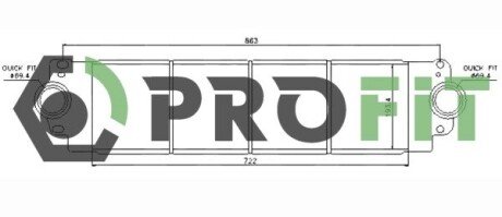 Радіатор наддуву PROFIT 1780-0001