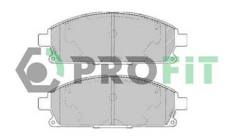 Колодки гальмівні дискові PR PROFIT 5000-1263