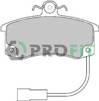 Колодки гальмівні дискові PROFIT 50001325