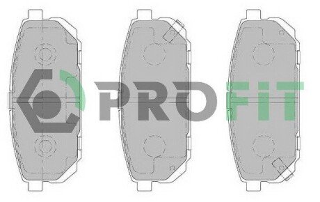 Колодки гальмівні дискові PROFIT 5000-1736