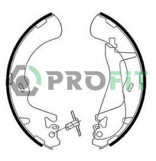 Колодки гальмівні барабанні PR PROFIT 5001-0010