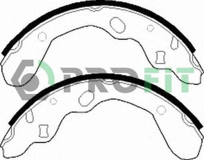 Колодки гальмівні барабанні PR PROFIT 5001-0540