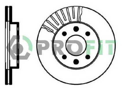 Диск гальмівний PR PROFIT 5010-0158