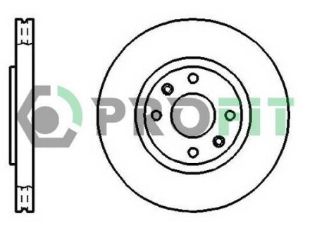 Диск гальмівний PR PROFIT 5010-1152