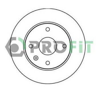 Диск гальмівний PR PROFIT 5010-1257