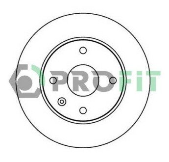 Диск гальмівний PROFIT 5010-2003