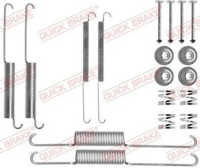 Комплект пружинок колодок стояночного гальма QUICK BRAKE 105-0758 (фото 1)