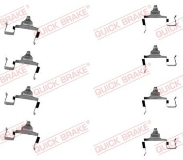 Монтажний компл.,гальм.колодки QUICK BRAKE 109-1697