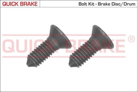 Комплект болтів гальмівного диску/барабану QUICK BRAKE 11667K