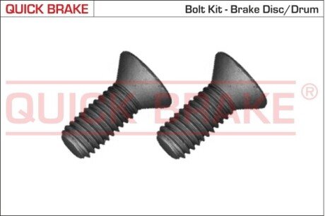 Комплект болтів гальмівного диску/барабану QUICK BRAKE 11676K