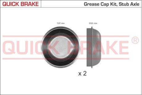 Пилозахисні ковпачки для ступиці QUICK BRAKE 9827K