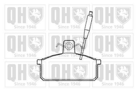 Колодки гальмівні QUINTON HAZELL BP557