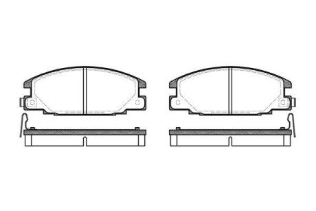 Колодки гальмівні дискові RS REMSA 0238.04