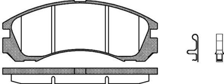 Колодки гальмівні дискові RS REMSA 0354.32