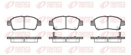 Колодки гальмівні дискові REMSA 0712.02