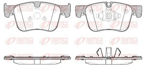 Колодки гальмівні дискові REMSA 1560.10