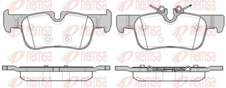 Колодки гальмівні дискові REMSA 1573.00