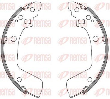 Колодки гальмівні барабанні REMSA 4241.00